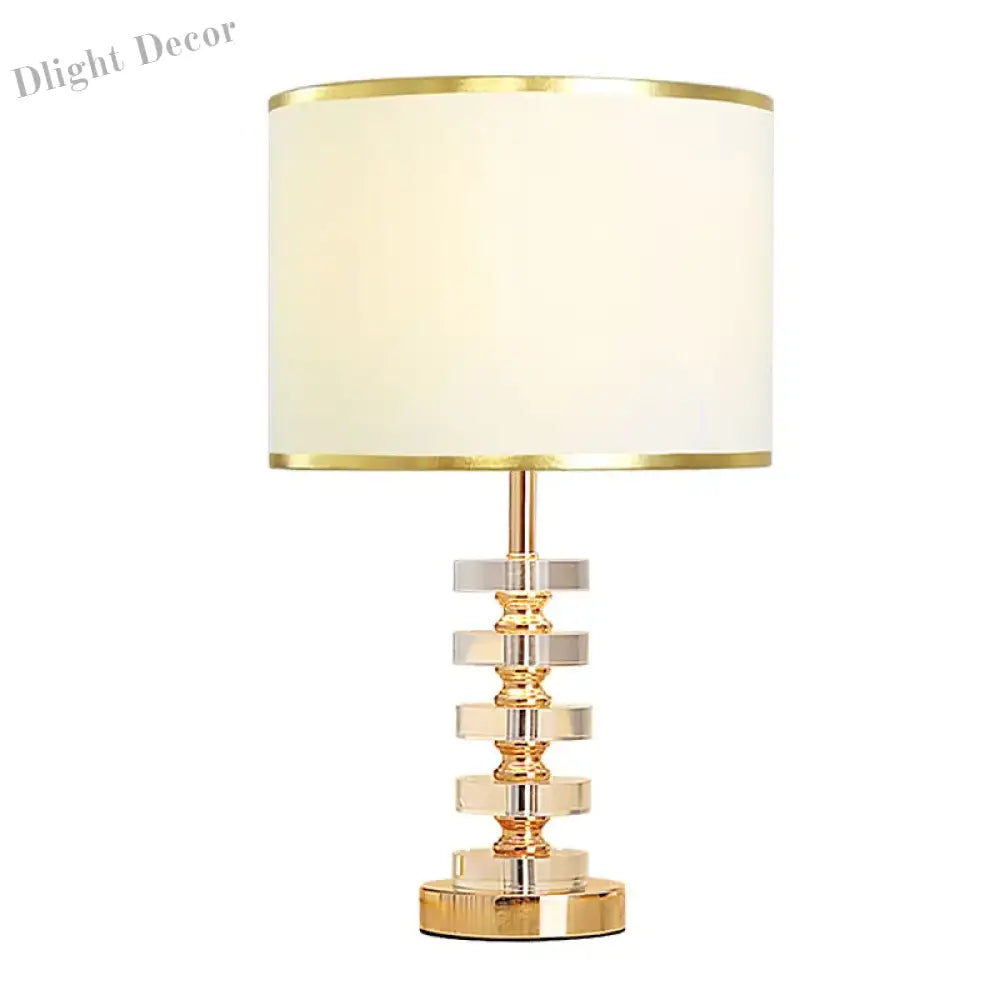 Luxury Crystal Table Lamp - Post Modern American Style Bedside