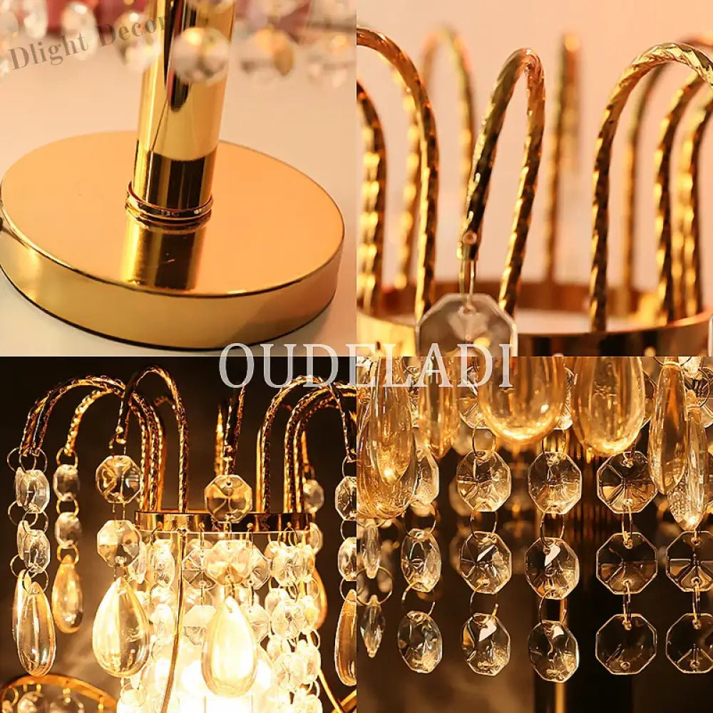 Luxury Crystal Table Lamps - Elegant Home Decor And Wedding Lighting Lamp