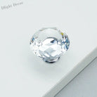 Luxury Gold Chrome Cabinet Handles – Modern Zinc Alloy and Crystal Glass Drawer Knobs for Wardrobes and Dressers large
