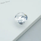 Luxury Gold Chrome Cabinet Handles – Modern Zinc Alloy and Crystal Glass Drawer Knobs for Wardrobes and Dressers small