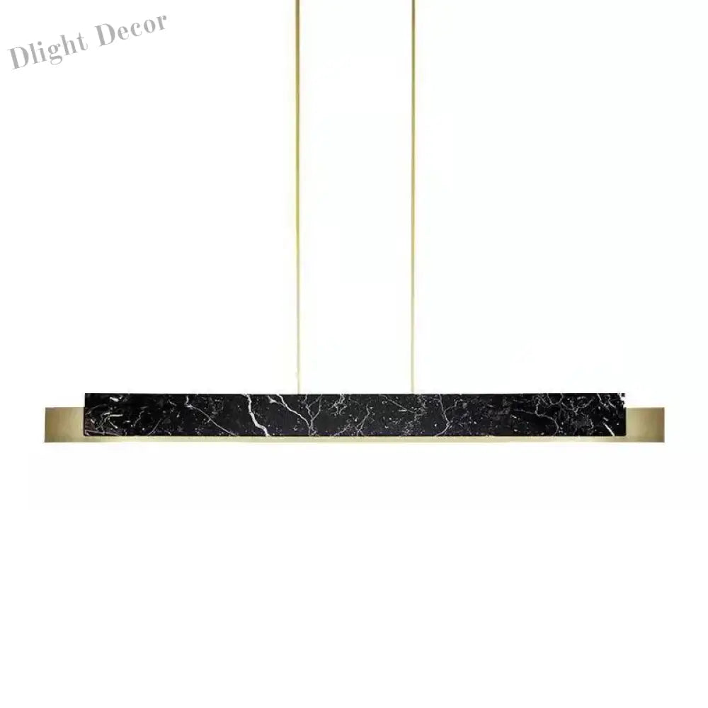 Luxury Marble Chandelier - Modern Led Pendant Lamp For Indoor Lighting And Minimalist Elegance