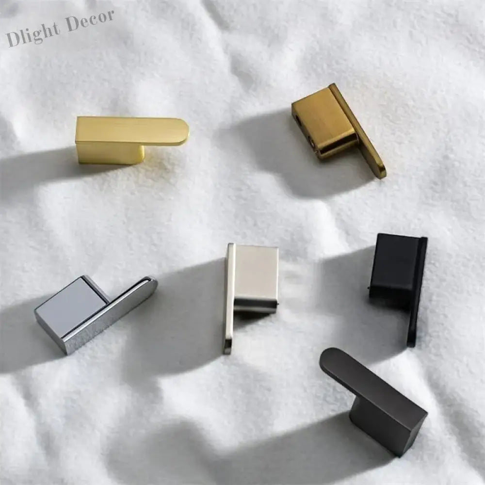 Luxury Zinc Alloy Cabinet Handles - Modern Drawer Pulls for Wardrobes Closets and Furniture Handles