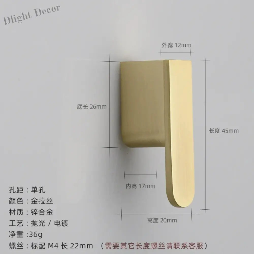 Luxury Zinc Alloy Cabinet Handles - Modern Drawer Pulls for Wardrobes Closets and Furniture Gold drawing Handles