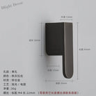 Luxury Zinc Alloy Cabinet Handles - Modern Drawer Pulls for Wardrobes Closets and Furniture Gray drawing Handles
