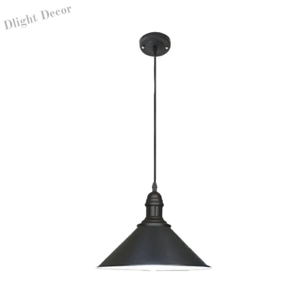 Lydia Charming Conical Pendant: Farmhouse Flair For Any Room