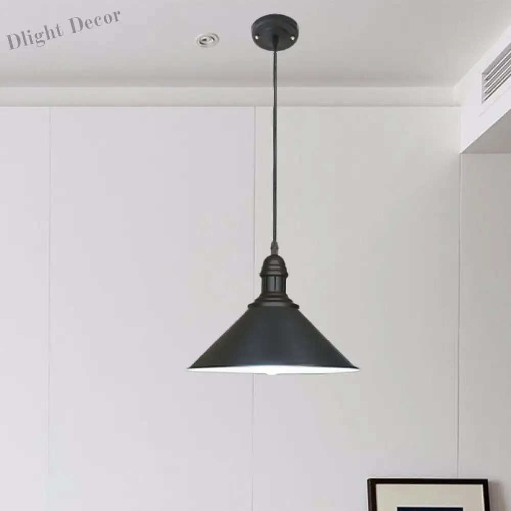 Lydia Charming Conical Pendant: Farmhouse Flair For Any Room