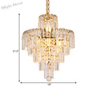 Madilyn Modern Tiered Chandelier: Add Dazzling Elegance To Your Space