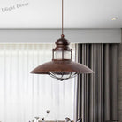 Maggie Rustic Led Pendant - Modern Farmhouse Charm Rust