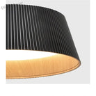 Minimalism Designer Wood Grain Ceiling Lamp - Led Dining Room Bedroom Kitchen Decoration Chandelier