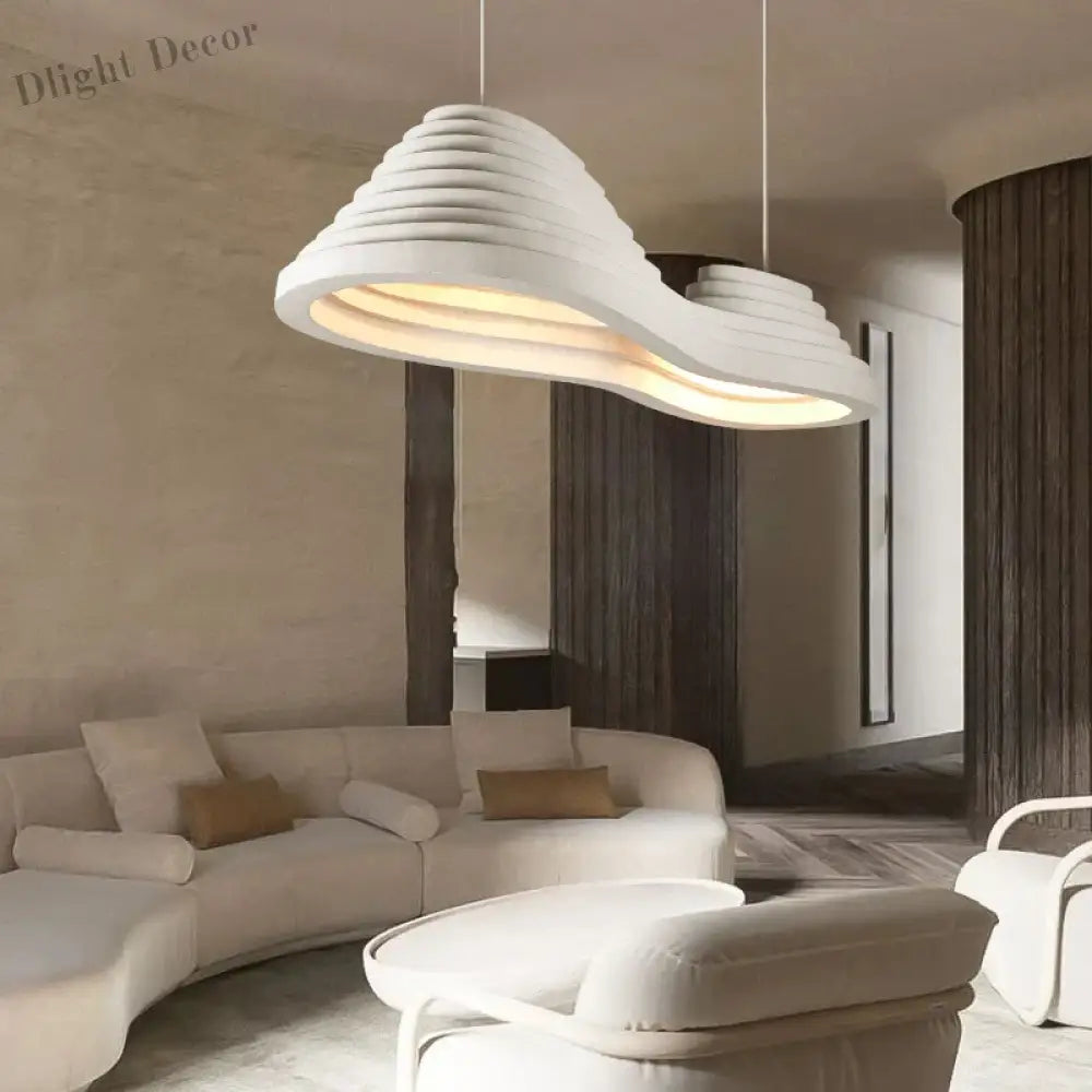 Minimalist Nordic Wabi - Sabi Led Ceiling Chandelier - Perfect For Living Rooms Dining Bedrooms And