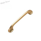 Minimalist Zinc Alloy Cabinet Handles - American Style Drawer Knobs for Wardrobes and Furniture Handles