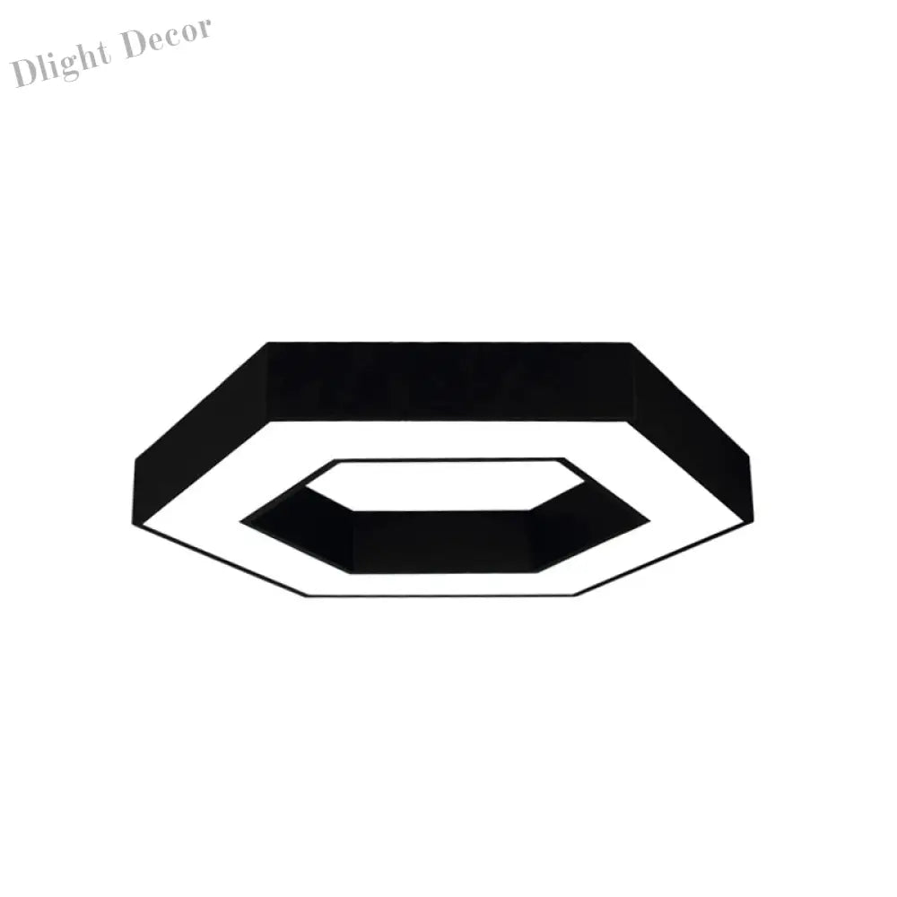 Modern Acrylic Ceiling Light - Sleek And Versatile Lighting Solution Black / 16’