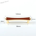 Modern Black and Red Leather Cabinet Handle – Sleek Zinc Alloy Drawer Pulls for Wardrobes and Cupboards (96mm/128mm)