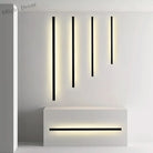 Modern Black Led Wall Lamp - Perfect For Dining Room Living Decoration Long Strip Lights Staircase