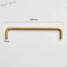 Modern Brass Furniture Bar Handles – Stylish Cabinet Pulls and Towel Bars (7mm Solid Brass) 2007-A168 Handles