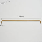 Modern Brass Furniture Bar Handles – Stylish Cabinet Pulls and Towel Bars (7mm Solid Brass) 2007-A408 Handles