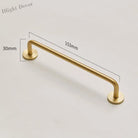 Modern Brass Furniture Bar Handles – Stylish Cabinet Pulls and Towel Bars (7mm Solid Brass) 2007-B153 Handles
