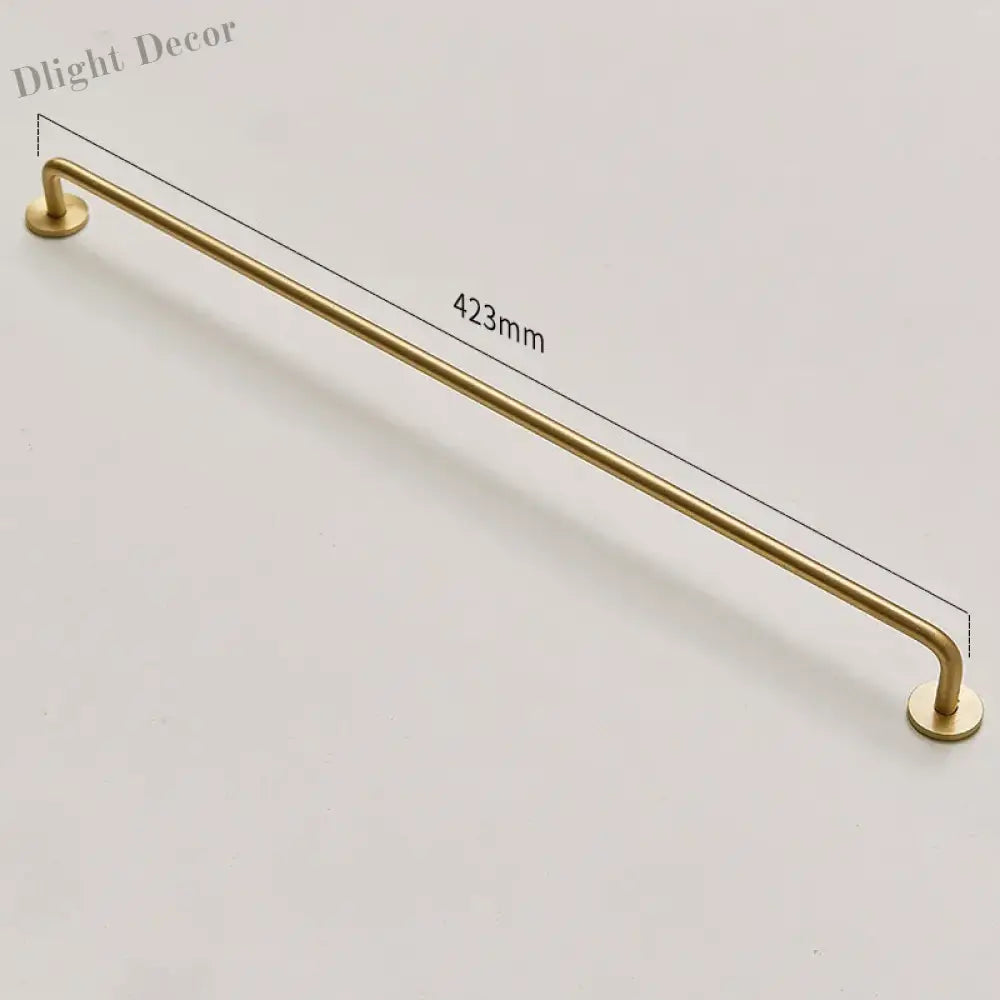 Modern Brass Furniture Bar Handles – Stylish Cabinet Pulls and Towel Bars (7mm Solid Brass) 2007-B423 Handles