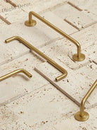 Modern Brass Furniture Bar Handles – Stylish Cabinet Pulls and Towel Bars (7mm Solid Brass) Handles