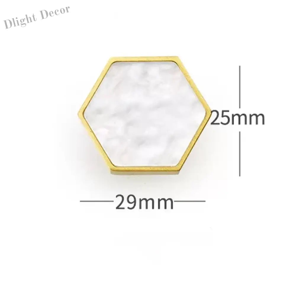 Modern Brass Shell Knobs – Colorful Cabinet Pulls for Wardrobes Dressers and Cupboards white B 29mm knob