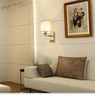 Modern Brief Wall Lamp With Fabric Lampshade - Stylish Led Sconces For Bedroom Bedside And Home