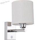 Modern Brief Wall Lamp With Fabric Lampshade - Stylish Led Sconces For Bedroom Bedside And Home