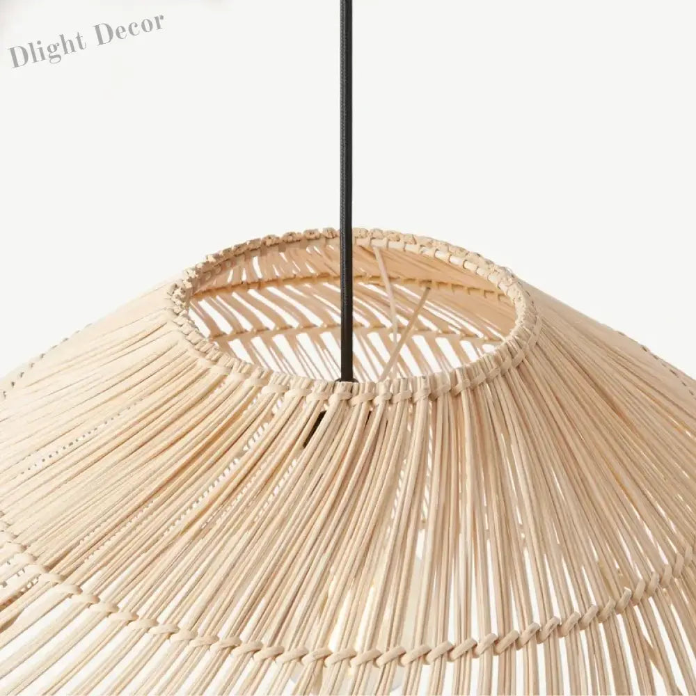 Modern Creative Handcrafted Rattan Art Lampshade Chandelier - Designer - Inspired Lighting Fixtures