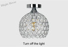 Modern Crystal Ball Ceiling Lamp - Elegantly Designed Home Decor For Bedrooms Passages Silver/Gold