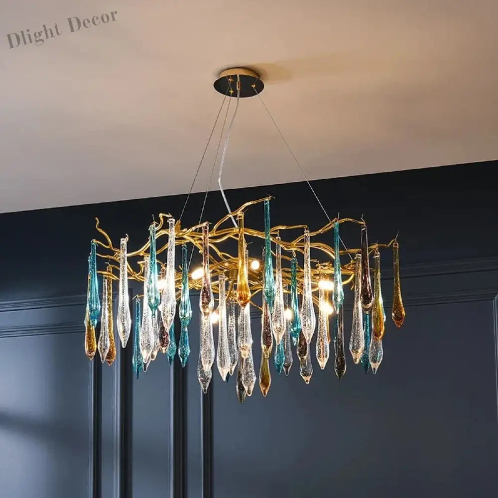 Modern Crystal Chandeliers - Luxury Living And Dining Room Lighting With Bar Design Featuring