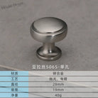 Modern European Gold and Gray Cabinet Handles - Zinc Alloy Drawer Knobs and Door Pulls for Furniture Nickel drawing s