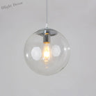 Modern Glass Orb Pendant: Stylish Lighting For Restaurants