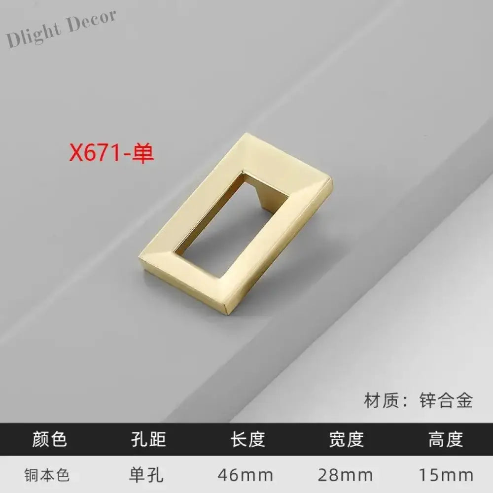 Modern Gold Kitchen Cupboard Drawer Handles – Chinese Style Decorative Knobs X671 Handles