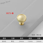 Modern Gold Kitchen Cupboard Drawer Handles – Chinese Style Decorative Knobs X673 Handles