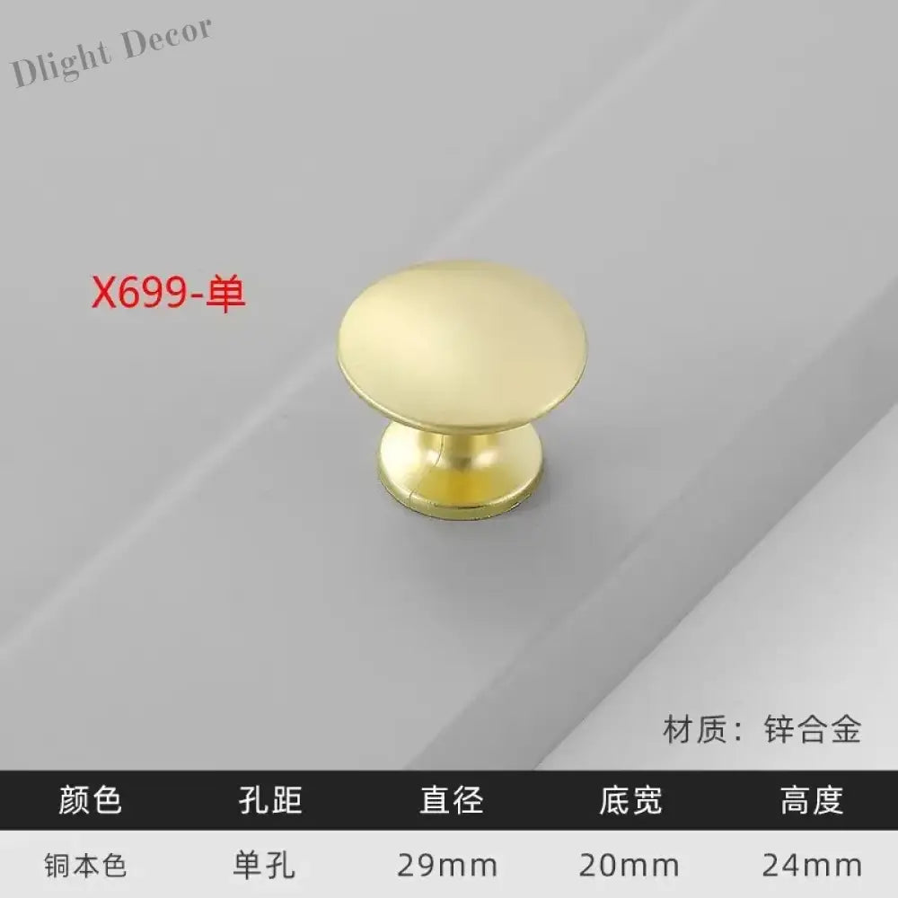 Modern Gold Kitchen Cupboard Drawer Handles – Chinese Style Decorative Knobs X699 Handles