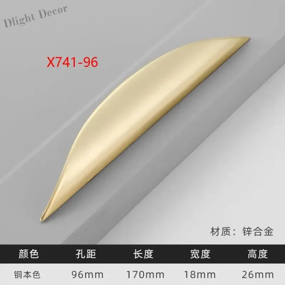 Modern Gold Kitchen Cupboard Drawer Handles – Chinese Style Decorative Knobs X741-96 Handles