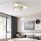 Modern Illumination Meets Elegant Design: The Gold Metal Round Ceiling Light