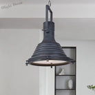 Modern Industrial Ribbed Pendant: A Striking Addition To Your Space Black