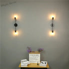 Modern Iron Double Head Wall Lamps - Stylish Led Lights For Aisle Living Room And More Wall Lamp