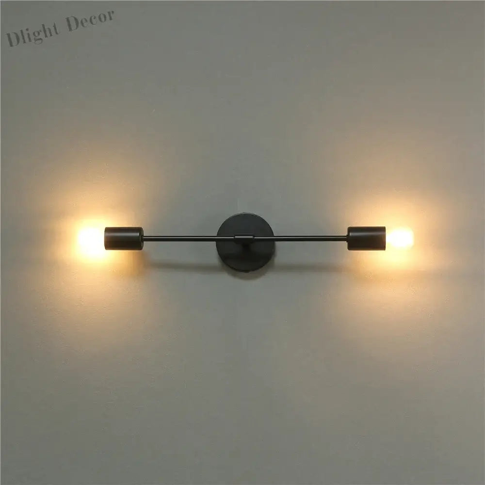 Modern Iron Double Head Wall Lamps - Stylish Led Lights For Aisle Living Room And More Wall Lamp