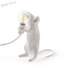 Modern Led Animal Table Lights - Whimsical Rat Cat Squirrel And Mouse Night Lamps Lamp