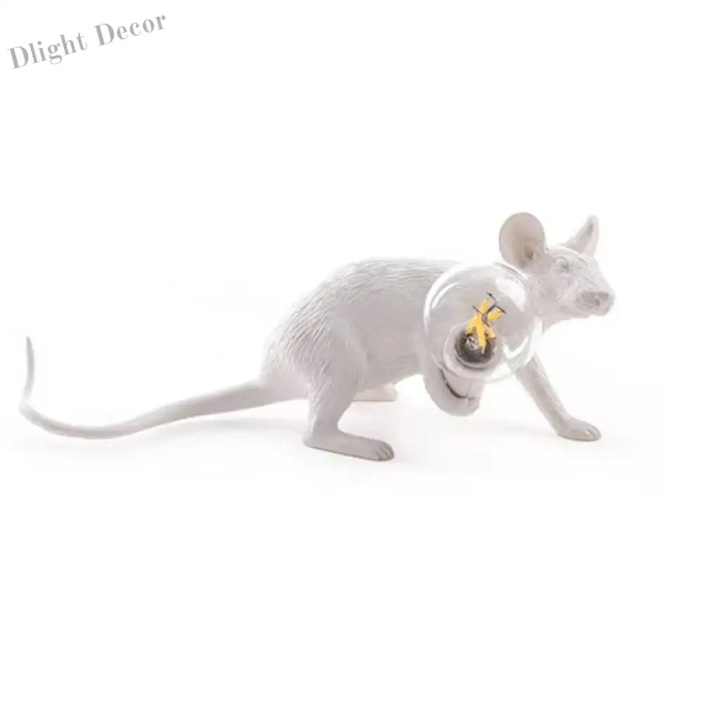 Modern Led Animal Table Lights - Whimsical Rat Cat Squirrel And Mouse Night Lamps Lamp