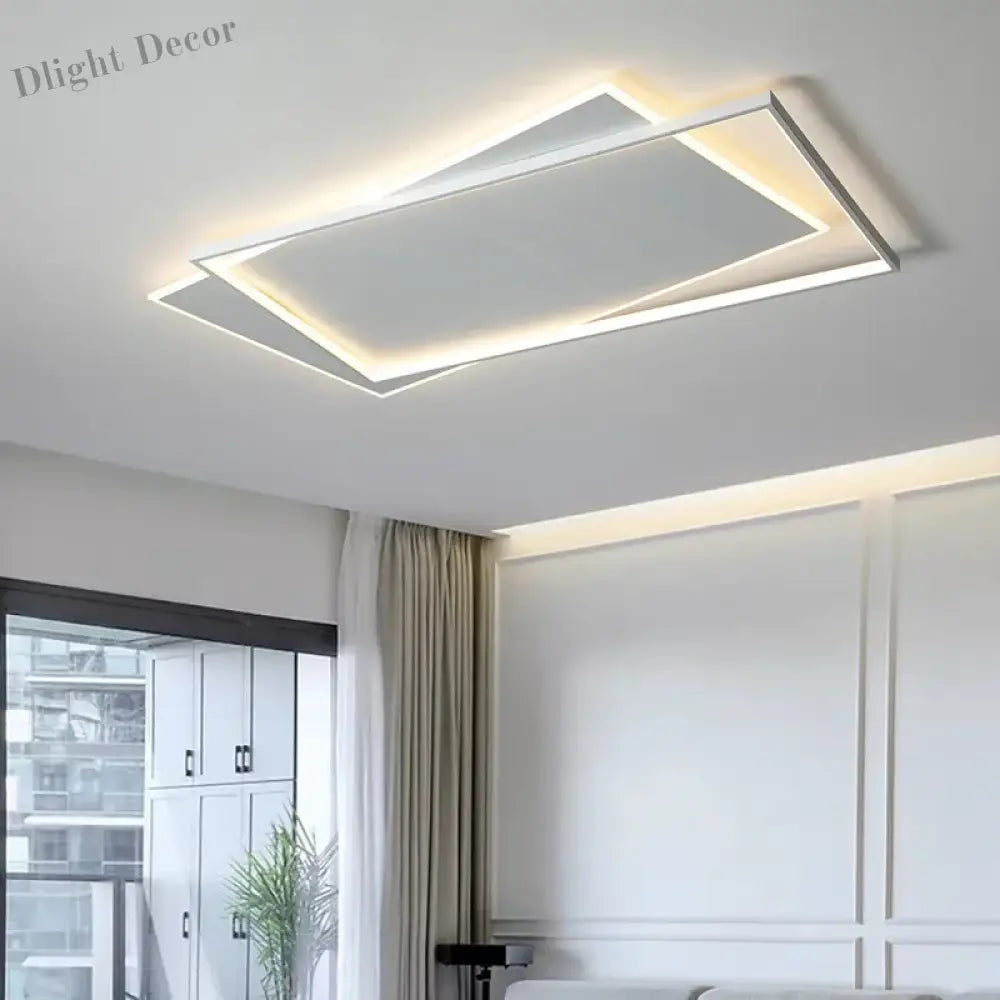 Modern Led Ceiling Lamp - Ideal For Living Dining Room Bedroom Children’s Study Hall Cafe And