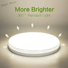 Modern Led Ceiling Lamp - Round/Square Lights In Various Wattages Perfect For Living Rooms And