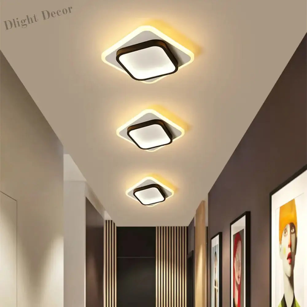 Modern Led Chandelier - Perfect Lighting Fixture For Aisle Corridor Stairs Foyer Balcony And