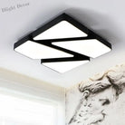 Modern Led Flush Mount: Square/Rectangular Options For Home Or Office