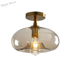 Modern Led Glass Ceiling Light Minimalist Cloakroom Balcony Bedroom Dining Room Lighting Hallway