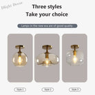 Modern Led Glass Ceiling Light Minimalist Cloakroom Balcony Bedroom Dining Room Lighting Hallway