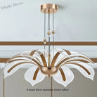 Modern Led Night Primrose Petals Ceiling Chandelier - Minimalist Elegance For Living Dining And