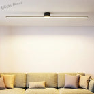 Modern Led Simple Long Strip Ceiling Light - Indoor Lighting Fixture For Bedroom Hall Balcony Aisle