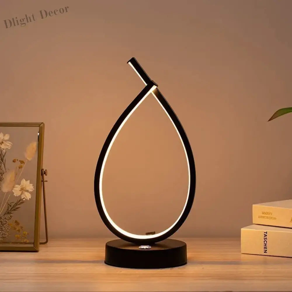 Modern Led Touch Table Lamp - Eye - Friendly Light For Living Bedroom And Study